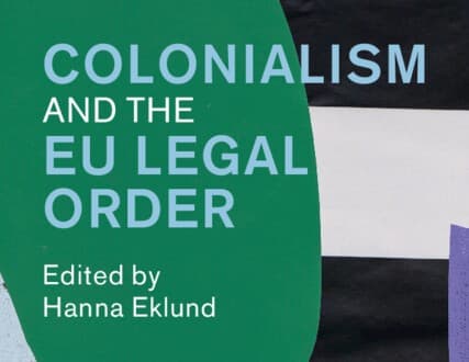 Book Talk - Colonialism and the EU Legal Order